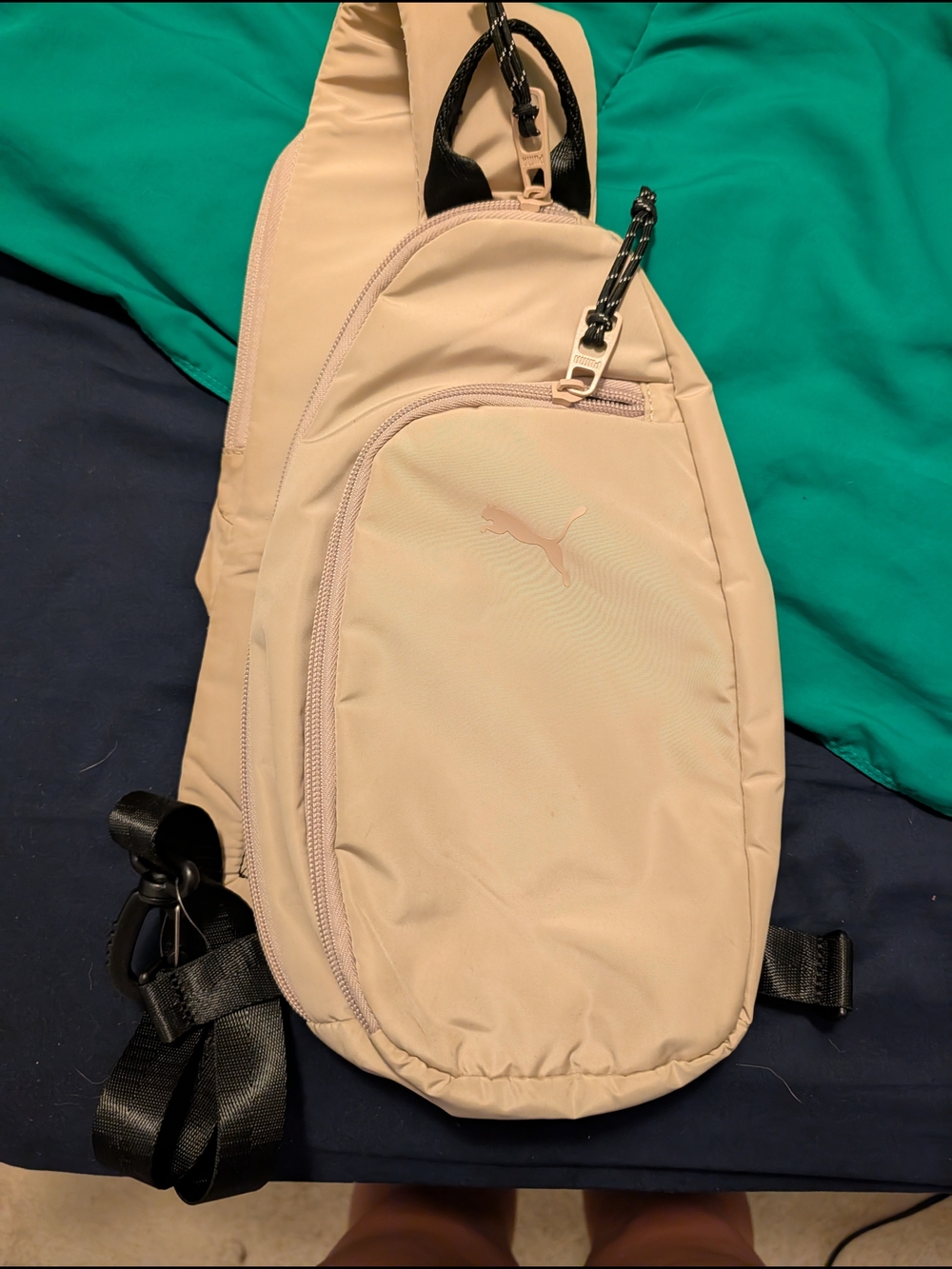 PUMA Beige Sling Bag - Compact Crossbody